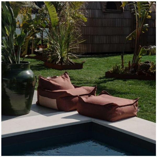 Kids Outdoor Beanbag Chair - Pomegranate