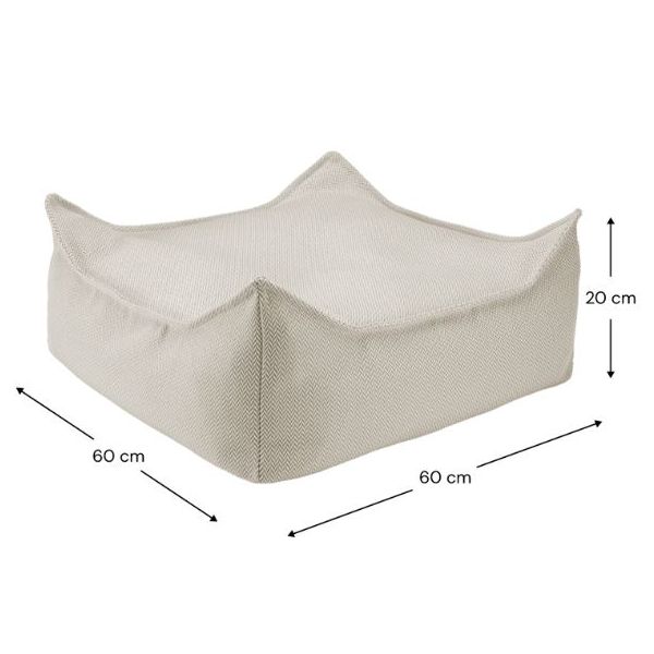 Pouf carré enfant d'extérieur Ottoman - Terra