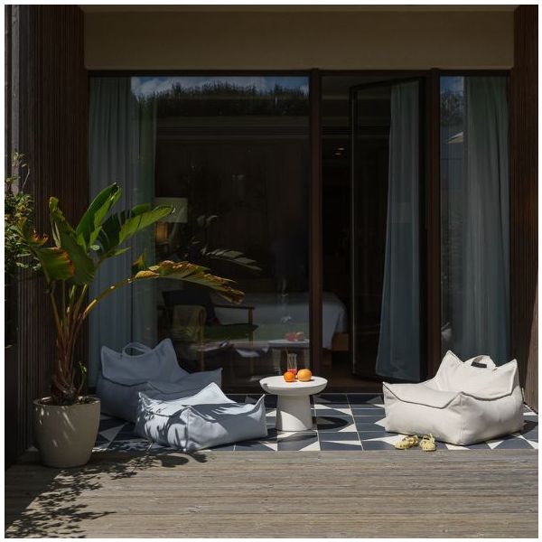 Pouf fauteuil enfant d'extérieur - Azur