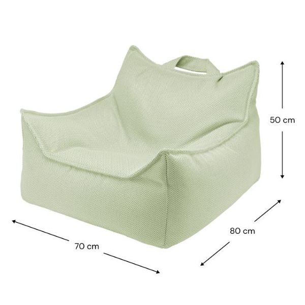 Pouf fauteuil enfant d'extérieur - Herba