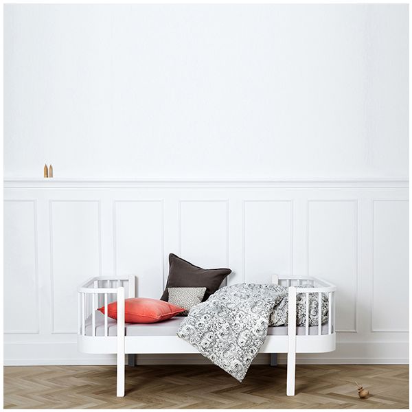 Lit junior évolutif Wood Original 90 x 160 cm - Blanc