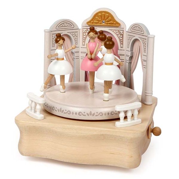 Boîte à musique en bois - Ballet