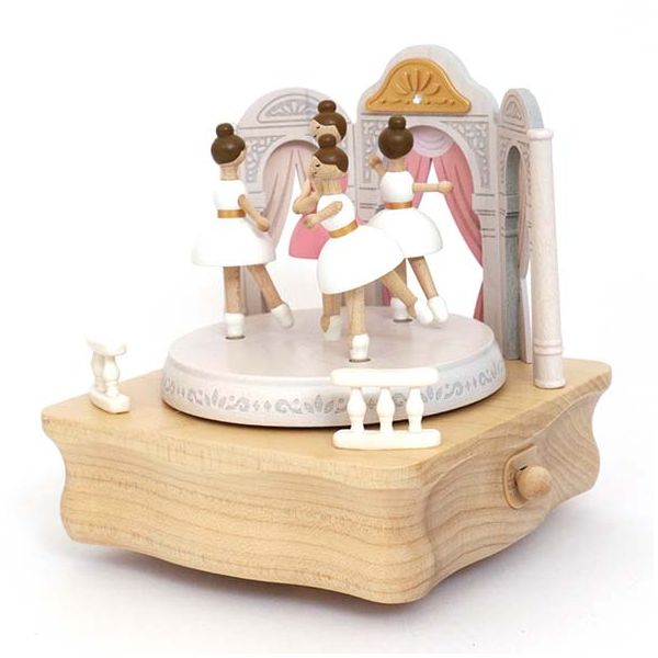 Boîte à musique en bois - Ballet