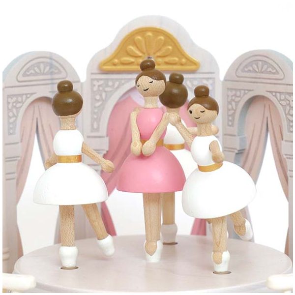 Boîte à musique en bois - Ballet