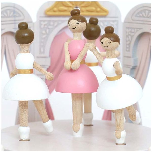 Boîte à musique en bois - Ballet