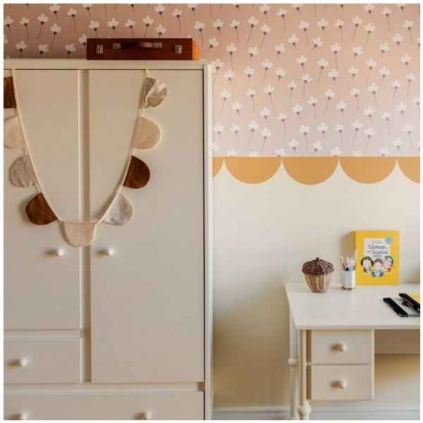 Babushka 2 Doors Wardrobe - White