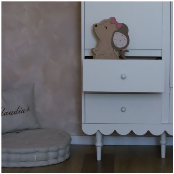 Babushka 2 Doors Wardrobe - White