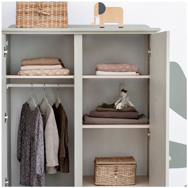 Armoire 2 portes Babushka - Olive