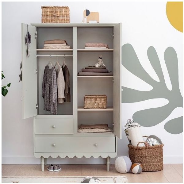 Armoire 2 portes Babushka - Olive