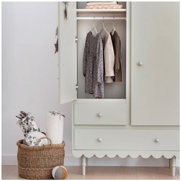 Armoire 2 portes Babushka - Olive