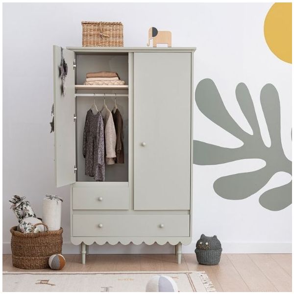 Armoire 2 portes Babushka - Olive