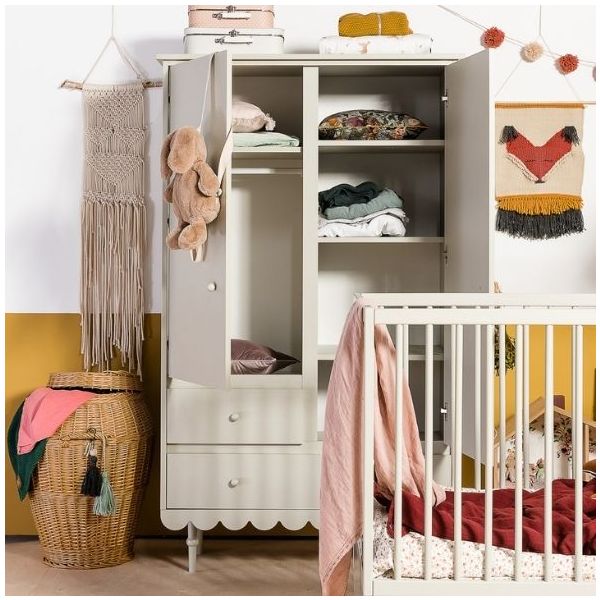 Armoire 2 portes Babushka - Olive