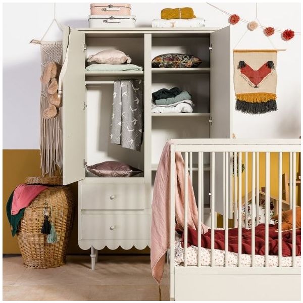 Armoire 2 portes Babushka - Olive