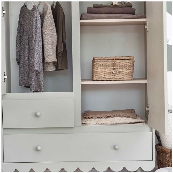 Armoire 2 portes Babushka - Olive