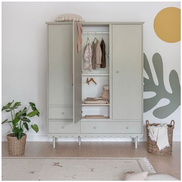 Armoire 3 portes Babushka - Olive