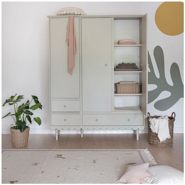 Armoire 3 portes Babushka - Olive