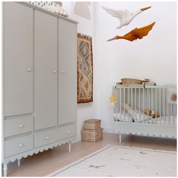 Armoire 3 portes Babushka - Olive