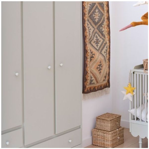 Armoire 3 portes Babushka - Olive