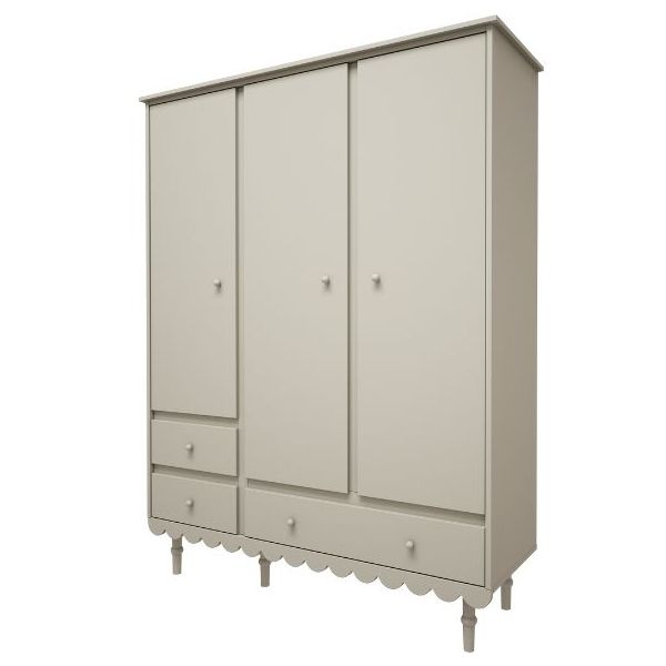 Armoire 3 portes Babushka - Olive