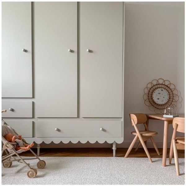 Armoire 3 portes Babushka - Olive