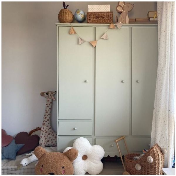 Armoire 3 portes Babushka - Olive