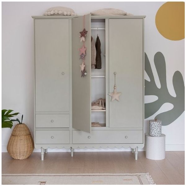 Armoire 3 portes Babushka - Olive