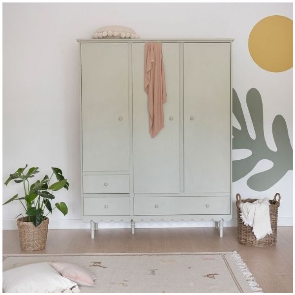 Armoire 3 portes Babushka - Olive