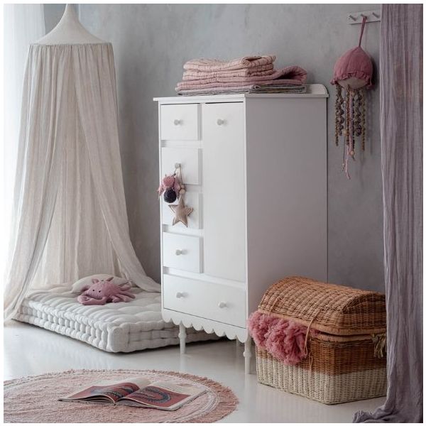 Armoire basse Babushka - Blanc