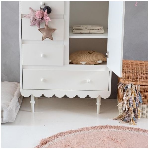 Armoire basse Babushka - Blanc