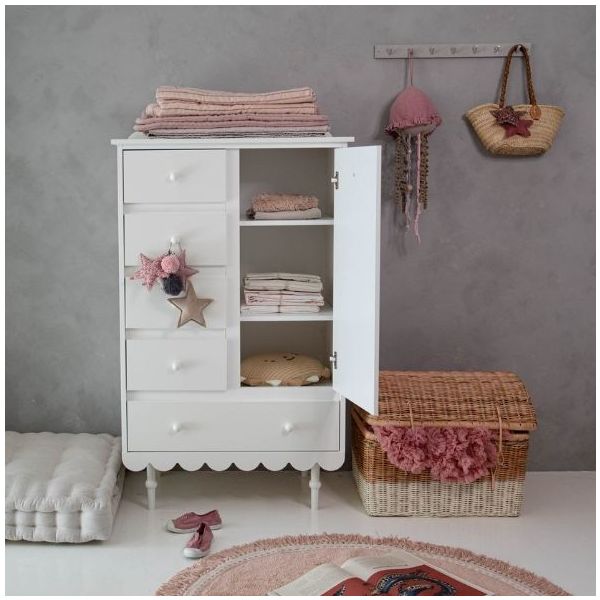 Armoire basse Babushka - Blanc
