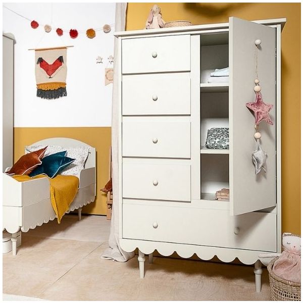 Armoire basse Babushka - Olive