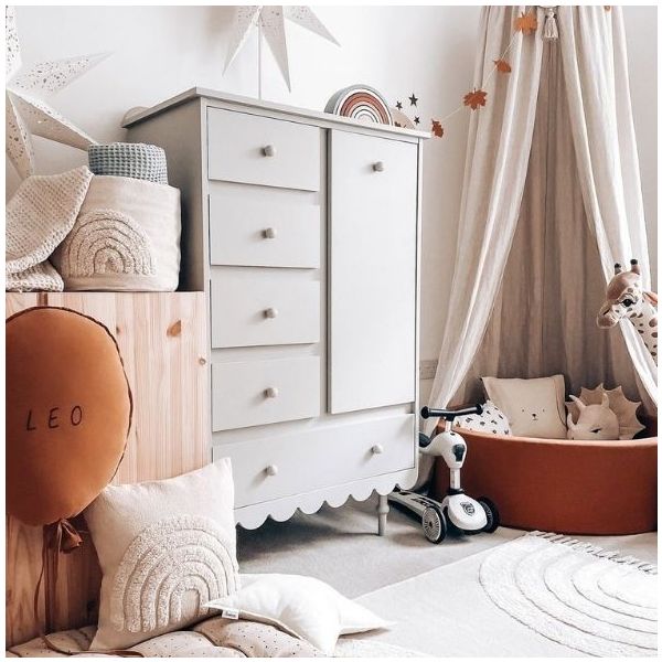 Armoire basse Babushka - Olive