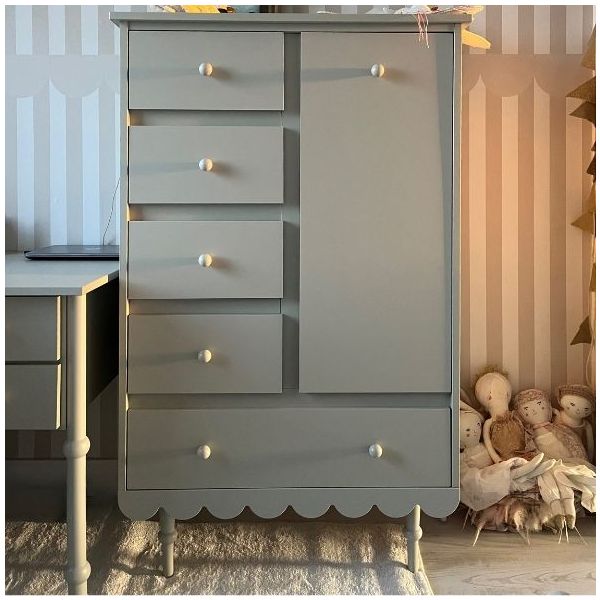 Armoire basse Babushka - Olive