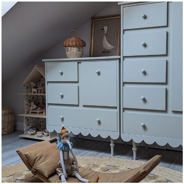 Armoire basse Babushka - Olive