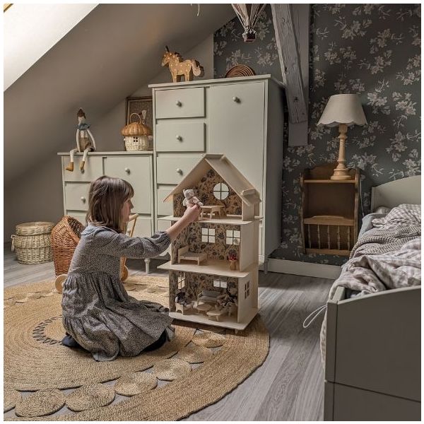 Armoire basse Babushka - Olive