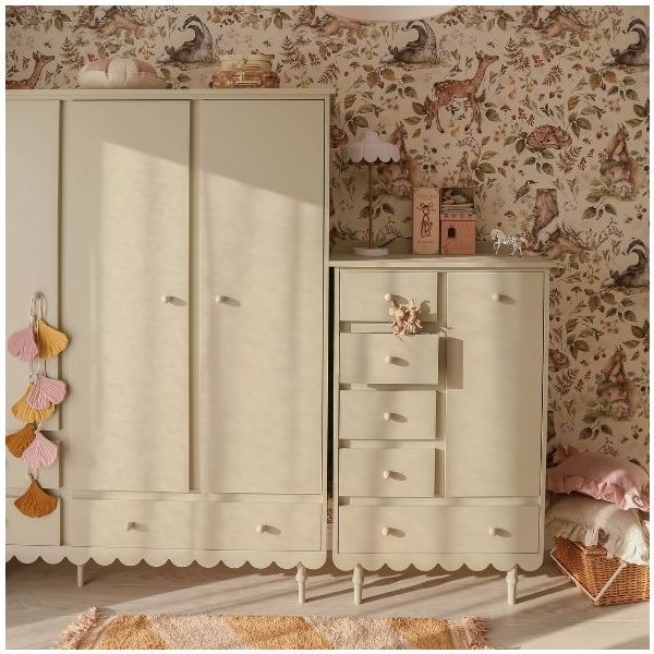 Armoire basse Babushka - Olive