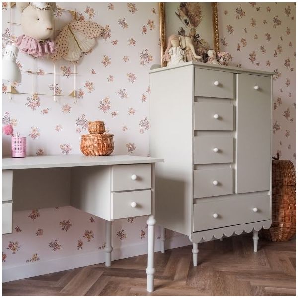 Armoire basse Babushka - Olive