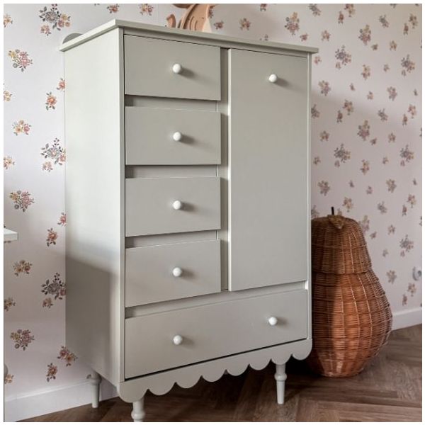 Armoire basse Babushka - Olive