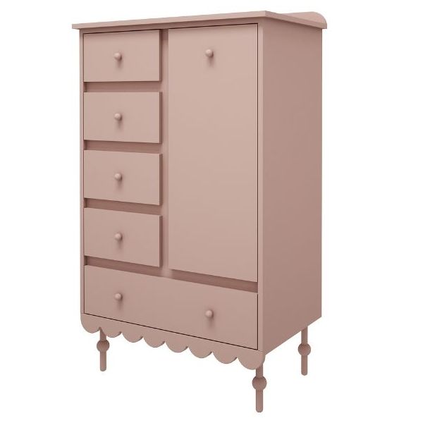 Armoire basse Babushka - Rose
