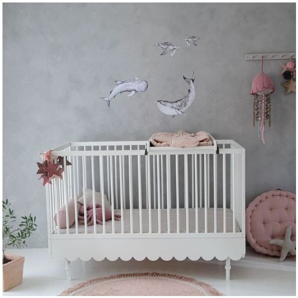 Babushka Convertible Crib 70 x 140 cm - White