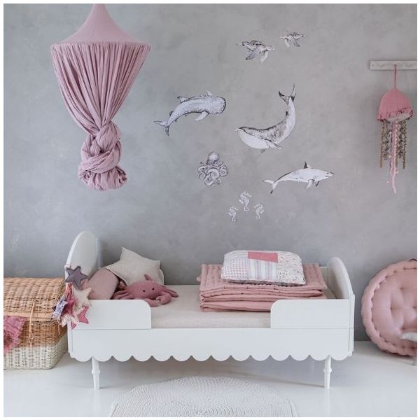 Babushka Convertible Crib 70 x 140 cm - White