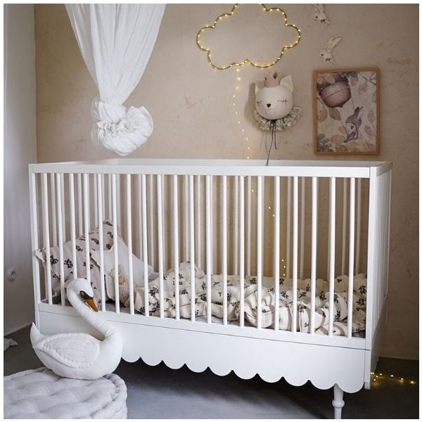 Babushka Convertible Crib 70 x 140 cm - White