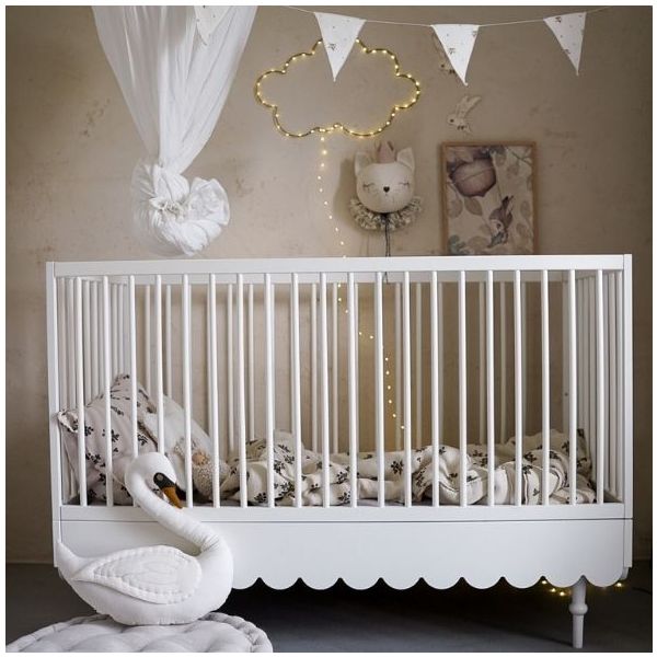 Babushka Convertible Crib 70 x 140 cm - White