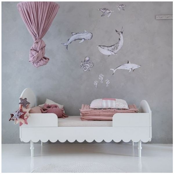 Babushka Convertible Crib 70 x 140 cm - White