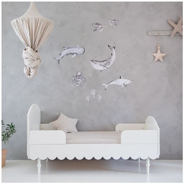 Babushka Convertible Crib 70 x 140 cm - White