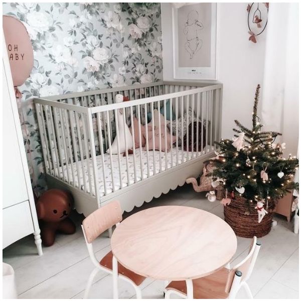 Babushka Convertible Crib 70 x 140 cm - Olive