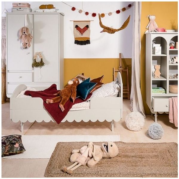 Babushka Convertible Crib 70 x 140 cm - Olive