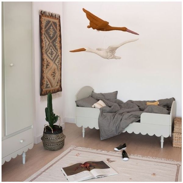 Babushka Convertible Crib 70 x 140 cm - Olive