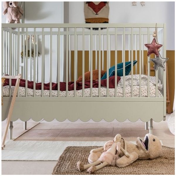 Babushka Convertible Crib 70 x 140 cm - Olive