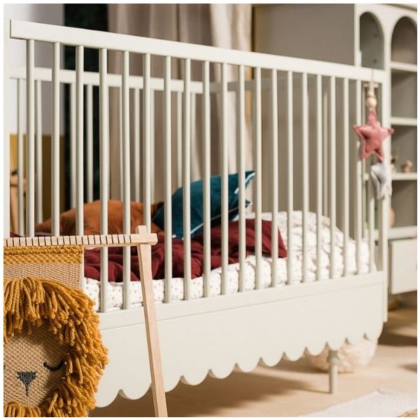 Babushka Convertible Crib 70 x 140 cm - Olive